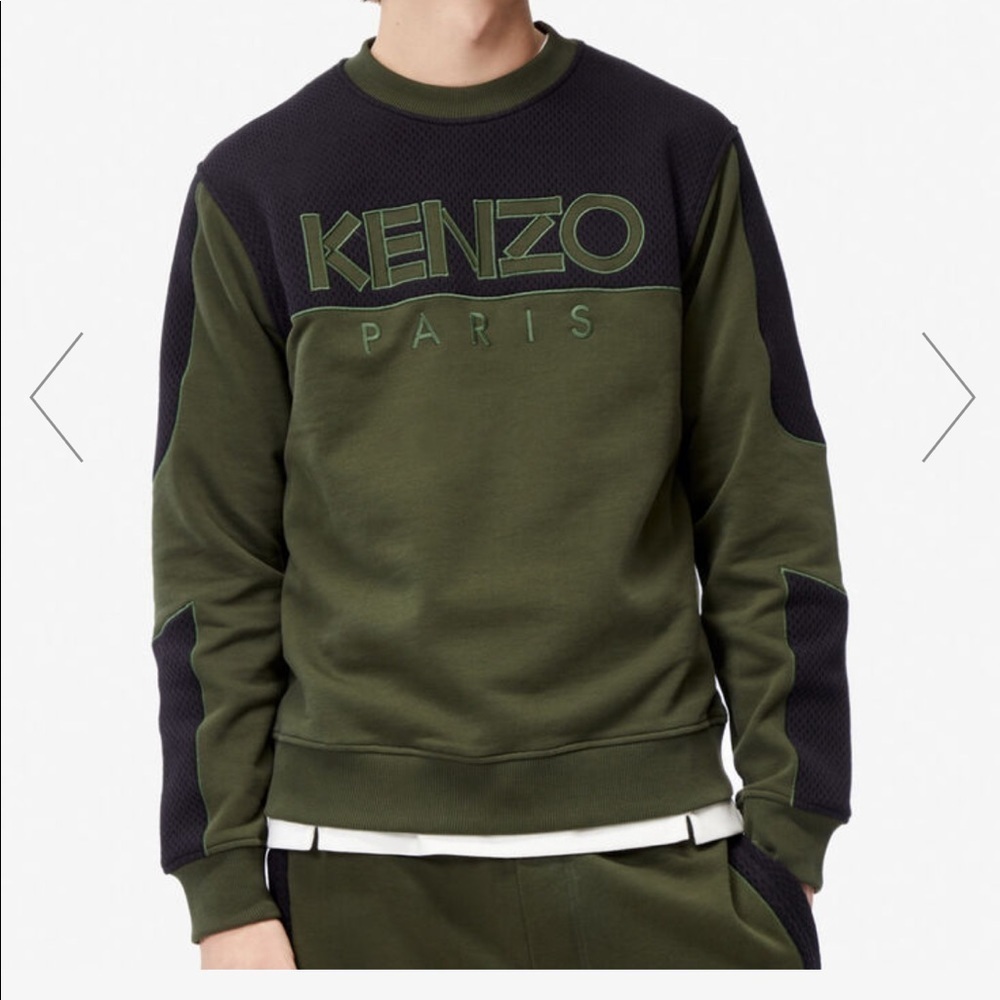 KENZO Paris dual fabric sweatshirt​